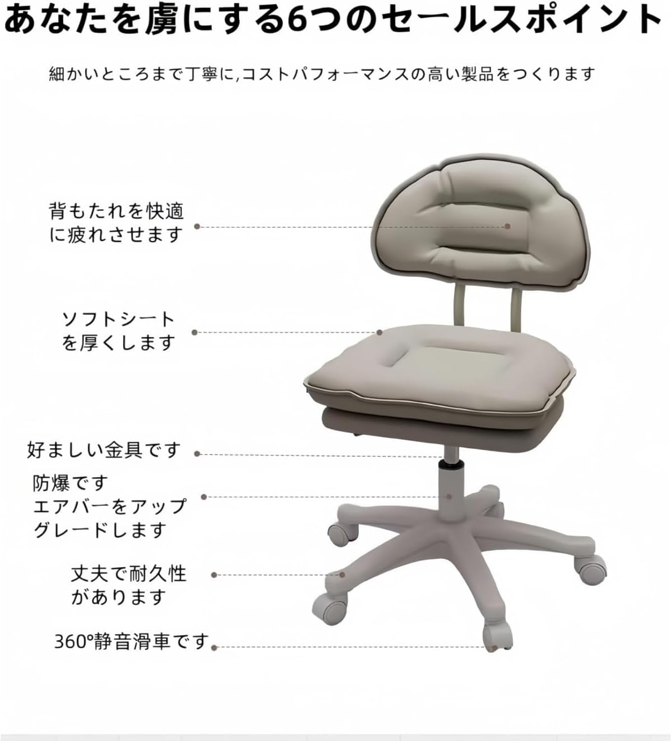 コの字型デザイン 収納バッグ 便利で実用的なデザイン キャスター コの